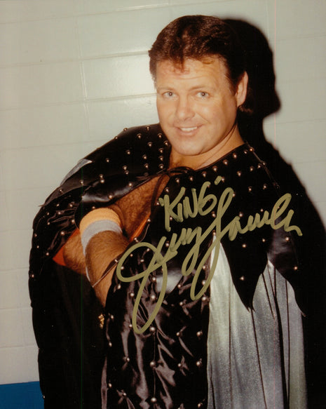 Jerry Lawler signed 8x10 Photo