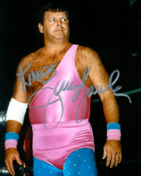 Jerry Lawler signed 8x10 Photo