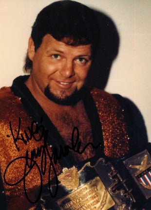 Jerry Lawler signed 8x10 Photo