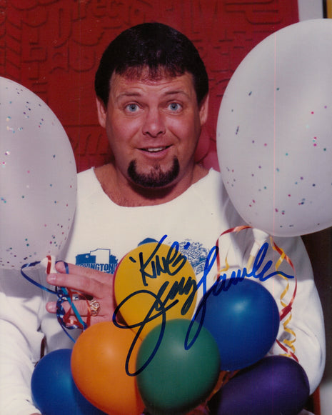 Jerry Lawler signed 8x10 Photo