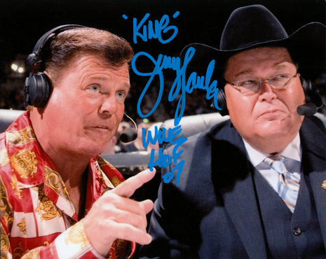 Jerry Lawler signed 8x10 Photo