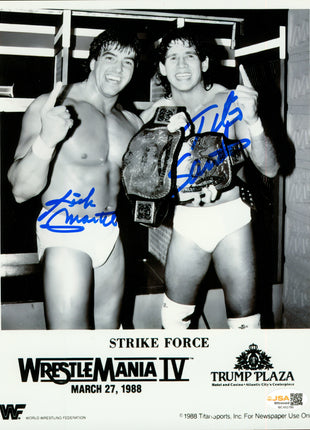 Rick Martel & Tito Santana dual signed 8x10 Photo (w/ JSA)