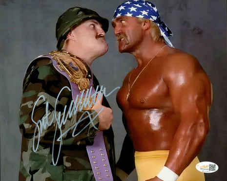 Sgt Slaughter signed 8x10 Photo (w/ JSA)