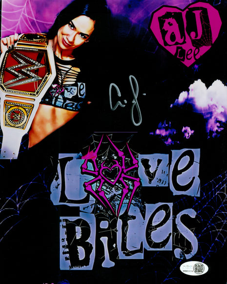 AJ Lee signed 8x10 Photo (w/ JSA)