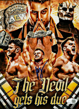 MJF signed 8x10 Photo (w/ JSA)