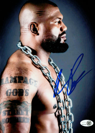 Quinton Rampage Jackson signed 8x10 Photo (w/ JSA)