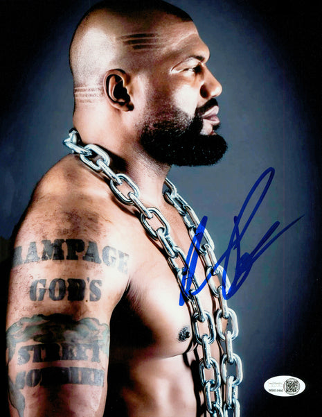 Quinton Rampage Jackson signed 8x10 Photo (w/ JSA)