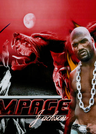 Quinton Rampage Jackson signed 8x10 Photo (w/ JSA)