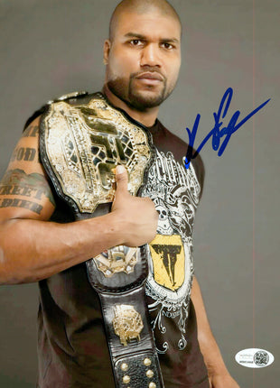 Quinton Rampage Jackson signed 8x10 Photo (w/ JSA)