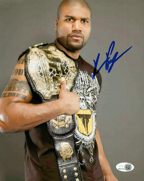 Quinton Rampage Jackson signed 8x10 Photo (w/ JSA)