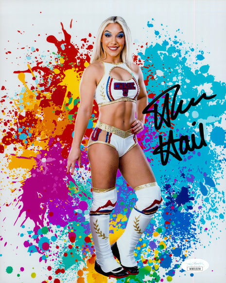 Thea Hail signed 8x10 Photo (w/ JSA)