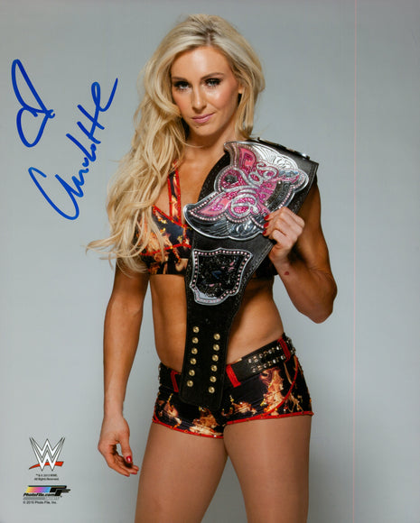 Charlotte Flair signed 8x10 Photo