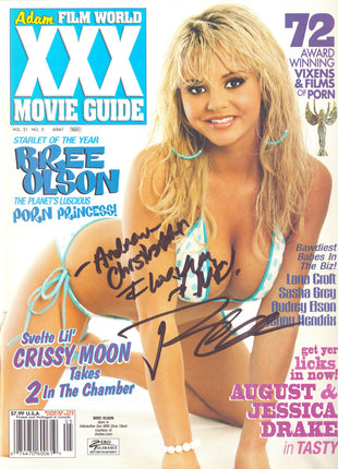 Bree Olson signed XXX Movie Guide Magazine Volume 25 Number 5 (18+ adults only)