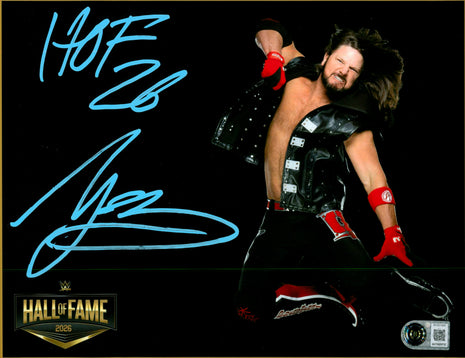AJ Styles signed 8x10 Photo (w/ Beckett)