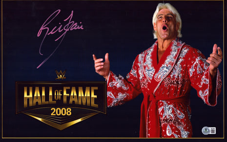 Ric Flair signed 11x17 Photo (w/ Beckett)