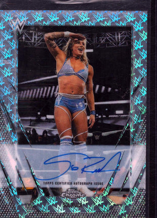 Sol Ruca signed 2026 Topps Chrome Logofractor