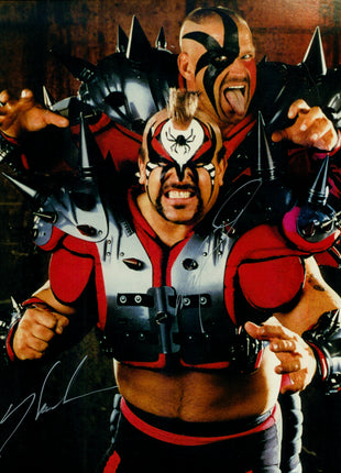 Legion of Doom - Hawk & Animal dual signed 8x10 Photo (w/ JSA)