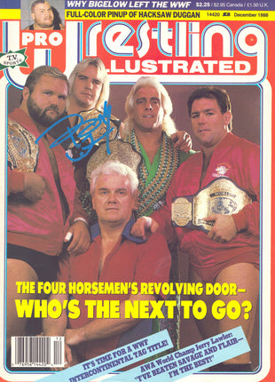 Barry Windham signed Pro Wrestling Illustrated Magazine December 1988