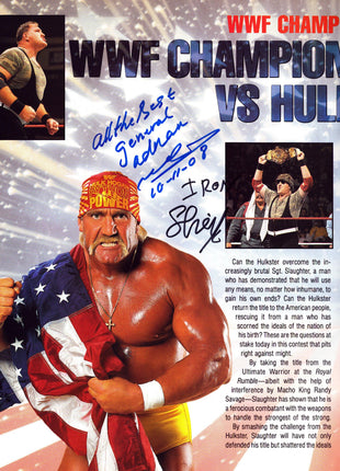 WWF WrestleMania VII multi-signed Souvenir Event Program