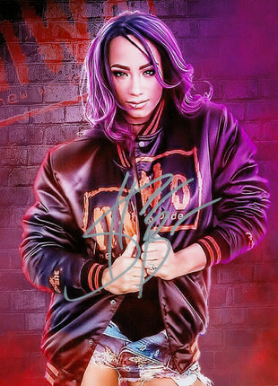 Sasha Banks signed 8x10 Photo