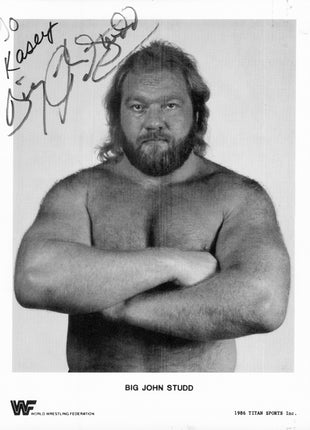 Big John Studd signed 8x10 Photo