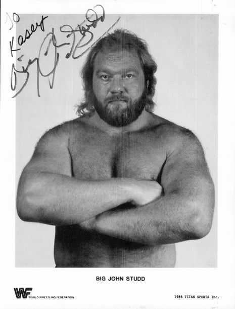 Big John Studd signed 8x10 Photo