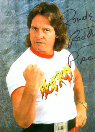 Rowdy Roddy Piper signed 8x10 Photo