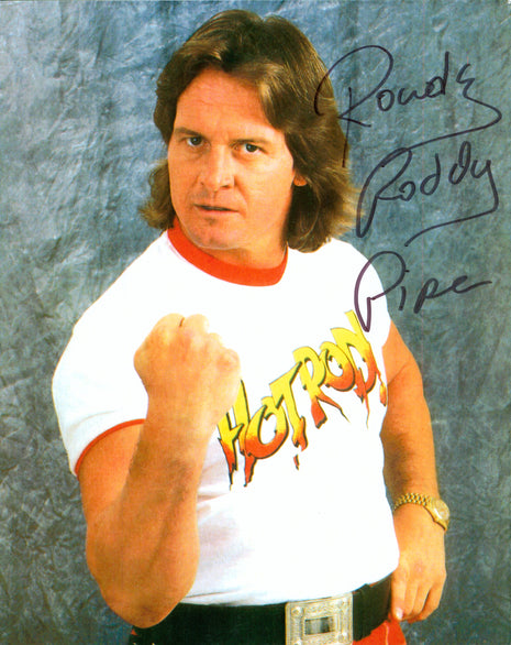 Rowdy Roddy Piper signed 8x10 Photo