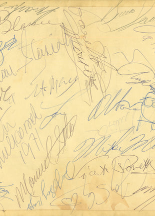 Old School Legends multi-signed 8x10 Photo
