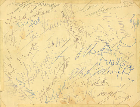 Old School Legends multi-signed 8x10 Photo