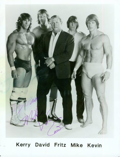 Mike Von Erich signed 8x10 Photo
