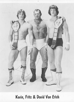 David Von Erich signed 8x10 Photo