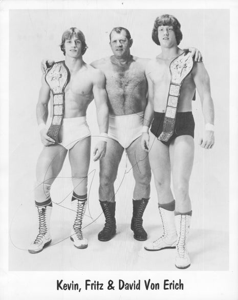 David Von Erich signed 8x10 Photo