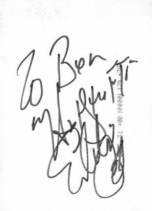 Eddie Gilbert signed 3.5x5 Photo