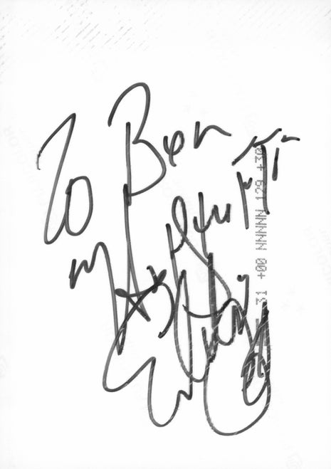 Eddie Gilbert signed 3.5x5 Photo