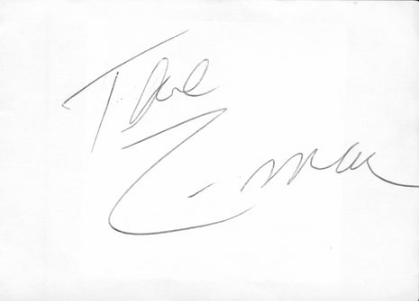 Z-Man Tom Zenk signed Cut