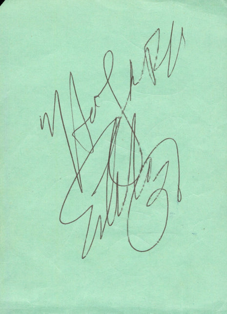 Eddie Gilbert & Tommy Rich dual signed Cut