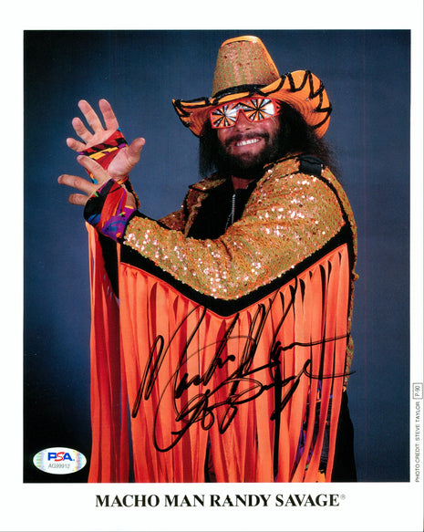 Macho Man Randy Savage signed 8x10 Photo (w/ PSA)