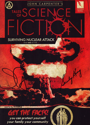 John Carpenter & Sandy King dual signed Tales of Science Fiction Comic #1