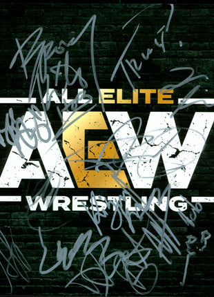 AEW Wrestlers multi-signed 8x10 Photo