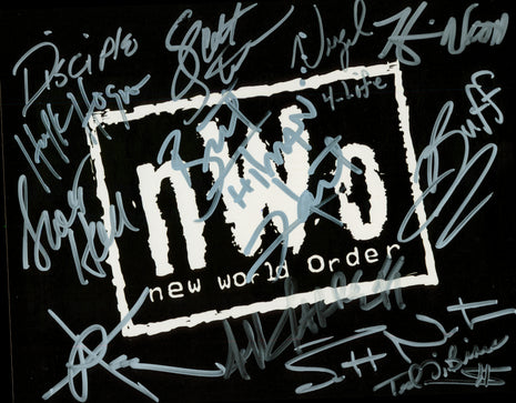 nWo multi-signed 8x10 Photo