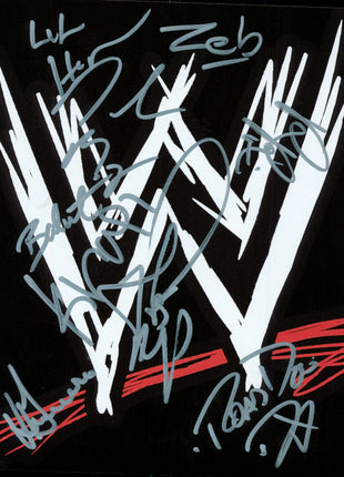 WWE Superstars multi-signed 8x10 Photo