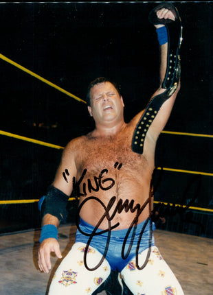 Jerry Lawler signed 4x6 Photo