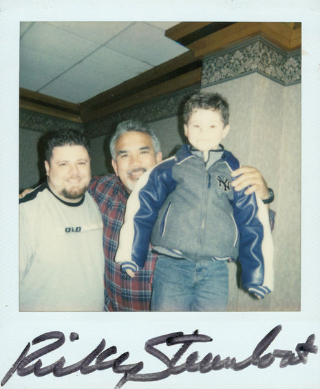 Ricky Steamboat signed Polaroid Photo