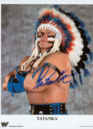 Tatanka signed 8x10 Photo