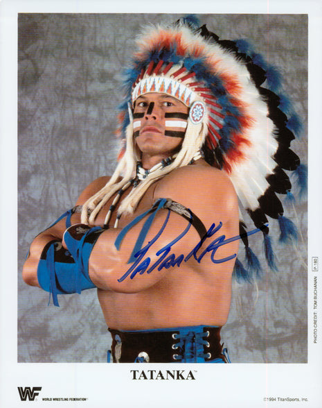 Tatanka signed 8x10 Photo