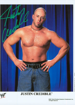 Justin Credible signed 8x10 Photo
