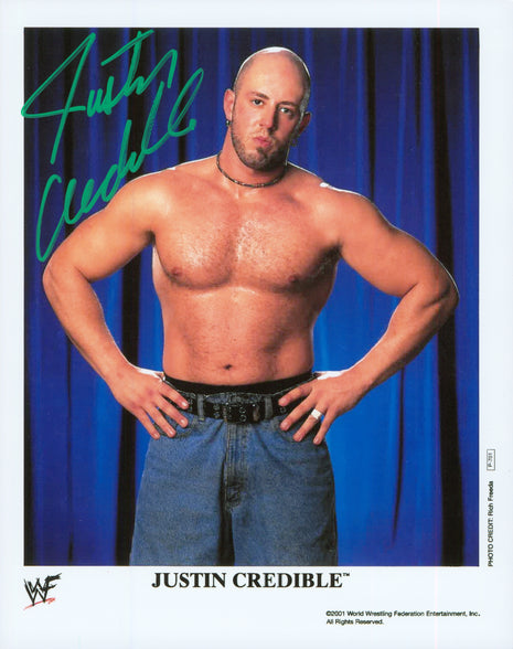 Justin Credible signed 8x10 Photo