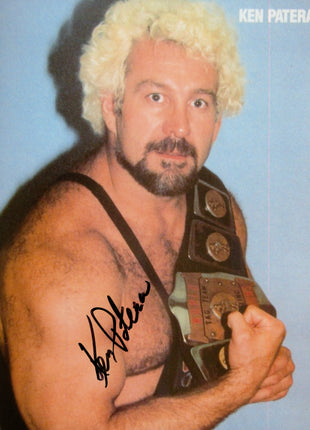 Ken Patera signed 8x10 Photo