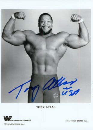 Tony Atlas signed 8x10 Photo